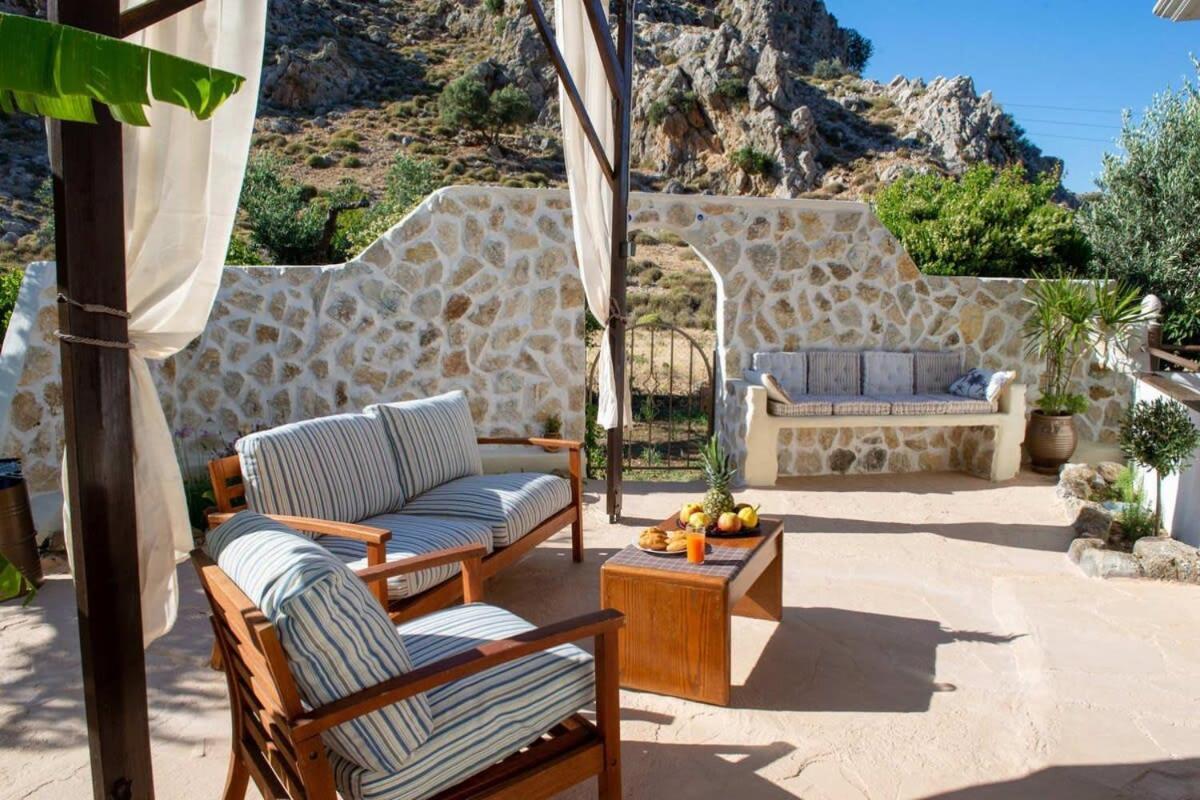 Atlantic Cave Haven-Seaside, Fully Equipped Daire Kolymbia Dış mekan fotoğraf