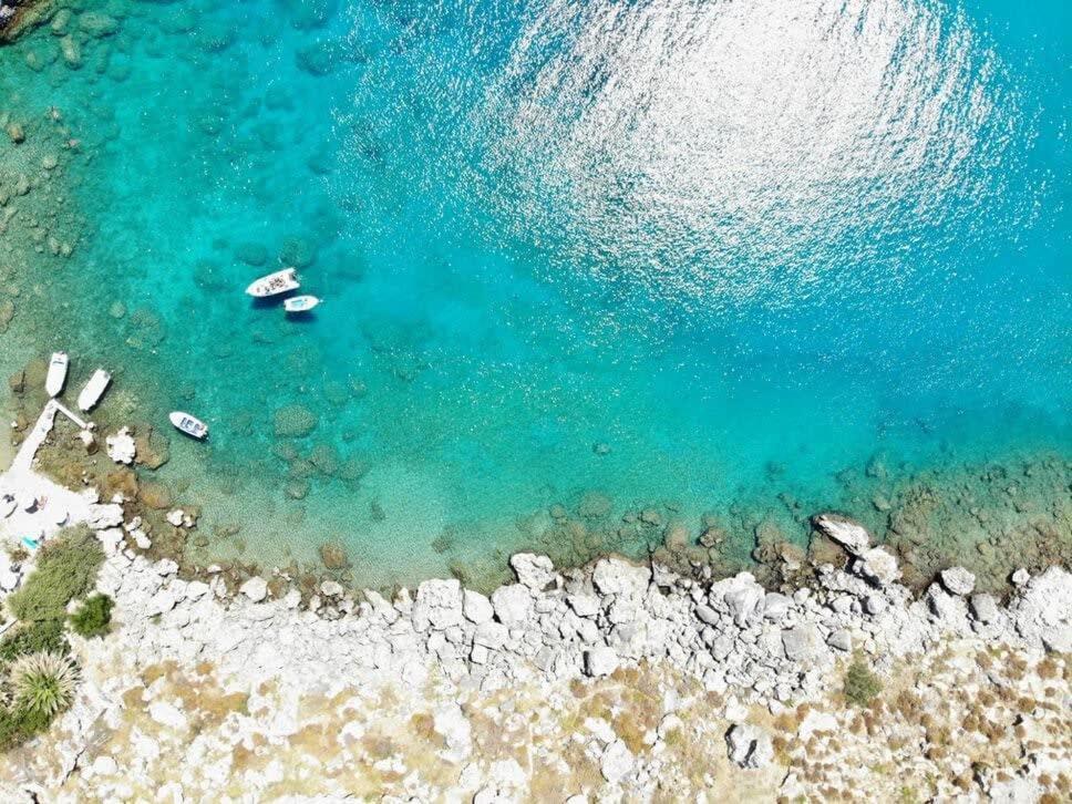 Atlantic Cave Haven-Seaside, Fully Equipped Daire Kolymbia Dış mekan fotoğraf