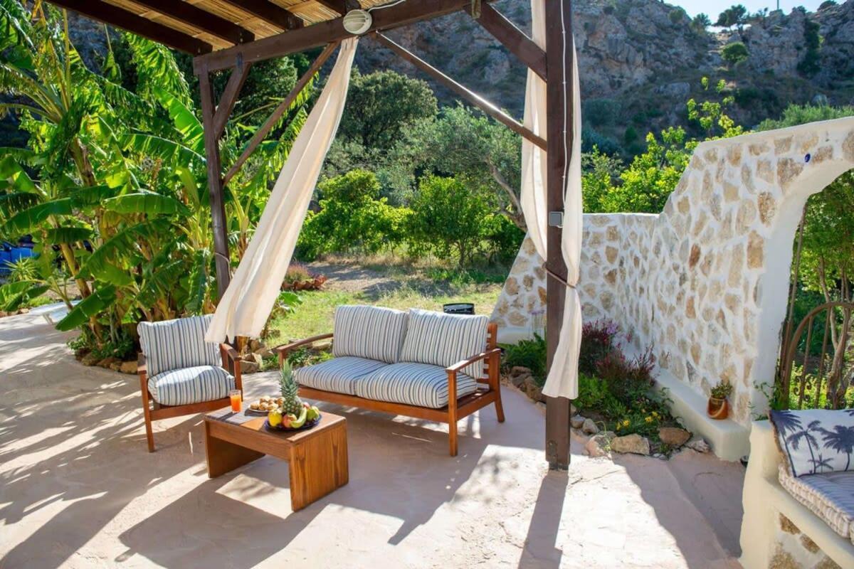 Atlantic Cave Haven-Seaside, Fully Equipped Daire Kolymbia Dış mekan fotoğraf