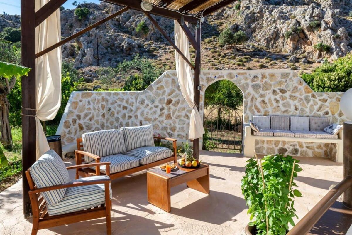 Atlantic Cave Haven-Seaside, Fully Equipped Daire Kolymbia Dış mekan fotoğraf